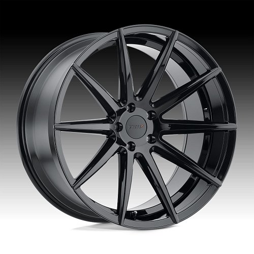 TSW Clypse Gloss Black Custom Wheels 1